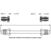 Brake pipe 3050 mm 10 x 1