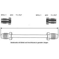 Brake pipe 3150 mm 10 x 1