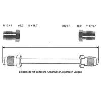 Brake pipe 3750 mm 10 x 1