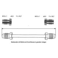 Brake pipe 3950 mm 10 x 1