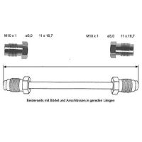 Brake pipe 4000 mm 10 x 1