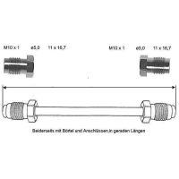 Brake pipe 4250 mm 10 x 1