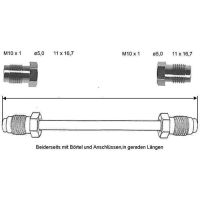 Brake pipe 4750 mm 10 x 1