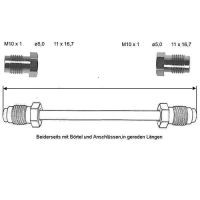 Brake pipe 4900 mm 10 x 1