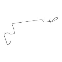 Front right brake line