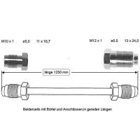 Brake pipe 1250 mm rear right