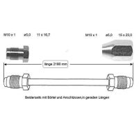 Brake pipe 2180 mm rear right centre