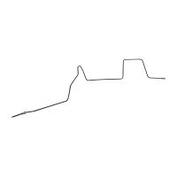 Brake line rigid on the left