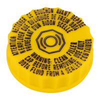 Screw cap for the brake fluid reservoir