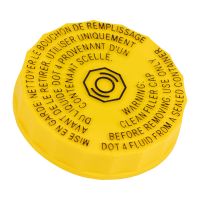 Screw cap for the brake fluid reservoir