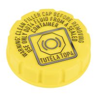 Screw cap for the brake fluid reservoir