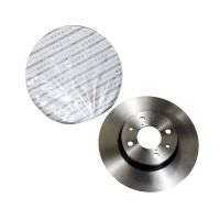 Brake disc rear coated