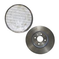 Brake disc front coated