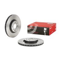 Front brake disc coated ventilated Brembo 284 Ø mm