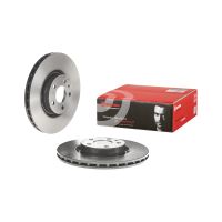 Front brake disc coated ventilated Brembo 284 Ø