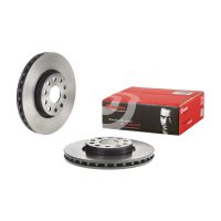 Brake disc coated Internally ventilated 281 Ø