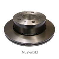 Brake disc rear coated original 264 mm Ø