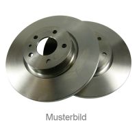 Brake disc front full 281 mm Ø 15 mm