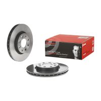 Front brake disc coated ventilated Brembo Ø 257mm