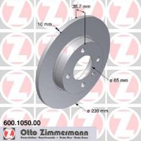 Brake disc front solid 239 mm Ø