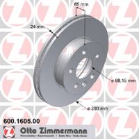 Brake disc front ventilated