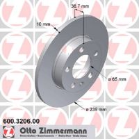 Brake disc rear