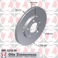 Brake disc front externally ventilated