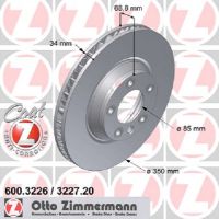 Brake disc front internally ventilated right