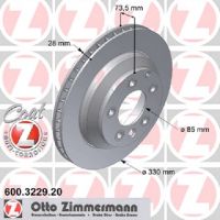 Brake disc rear internally ventilated