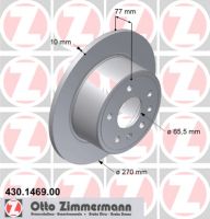 Brake disc rear full 270 mm Ø