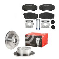 Brake disc set + brake pads rear