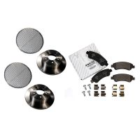 Brake disc set & brake pads rear