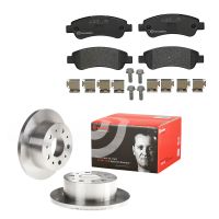 Brake disc set & brake pads rear