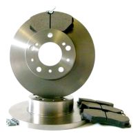 Brake disc set & brake pads rear