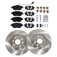 Brake disc set front with accessories