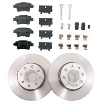 Brake disc set rear with accessories