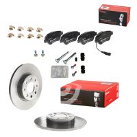 Brake disc set front with accessories