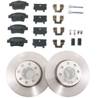 Brake disc set rear with accessories