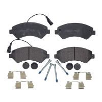 Front brake pads with accessories 2x warning contacts Brembo