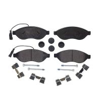Front brake pads with accessories Brembo