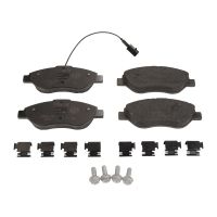 Front brake pads with accessories