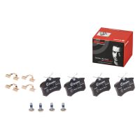 Rear brake pads without BREMBO warning contact