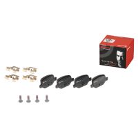 Rear brake pads with accessories / without Brembo warning contact