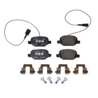 Brake pads rear 2 x warning contact