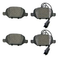 Brake pads rear 2 x warning contact