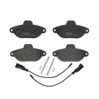 Front brake pads with accessories and 2x Brembo warning contacts