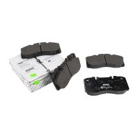 Brake pads in front, large brake