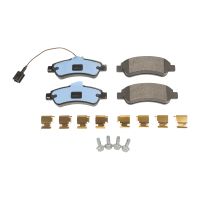 Rear brake pad set