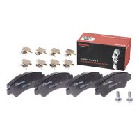 Front brake pads without BREMBO warning contact