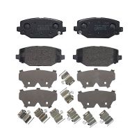 Rear brake pads with Brembo accessories